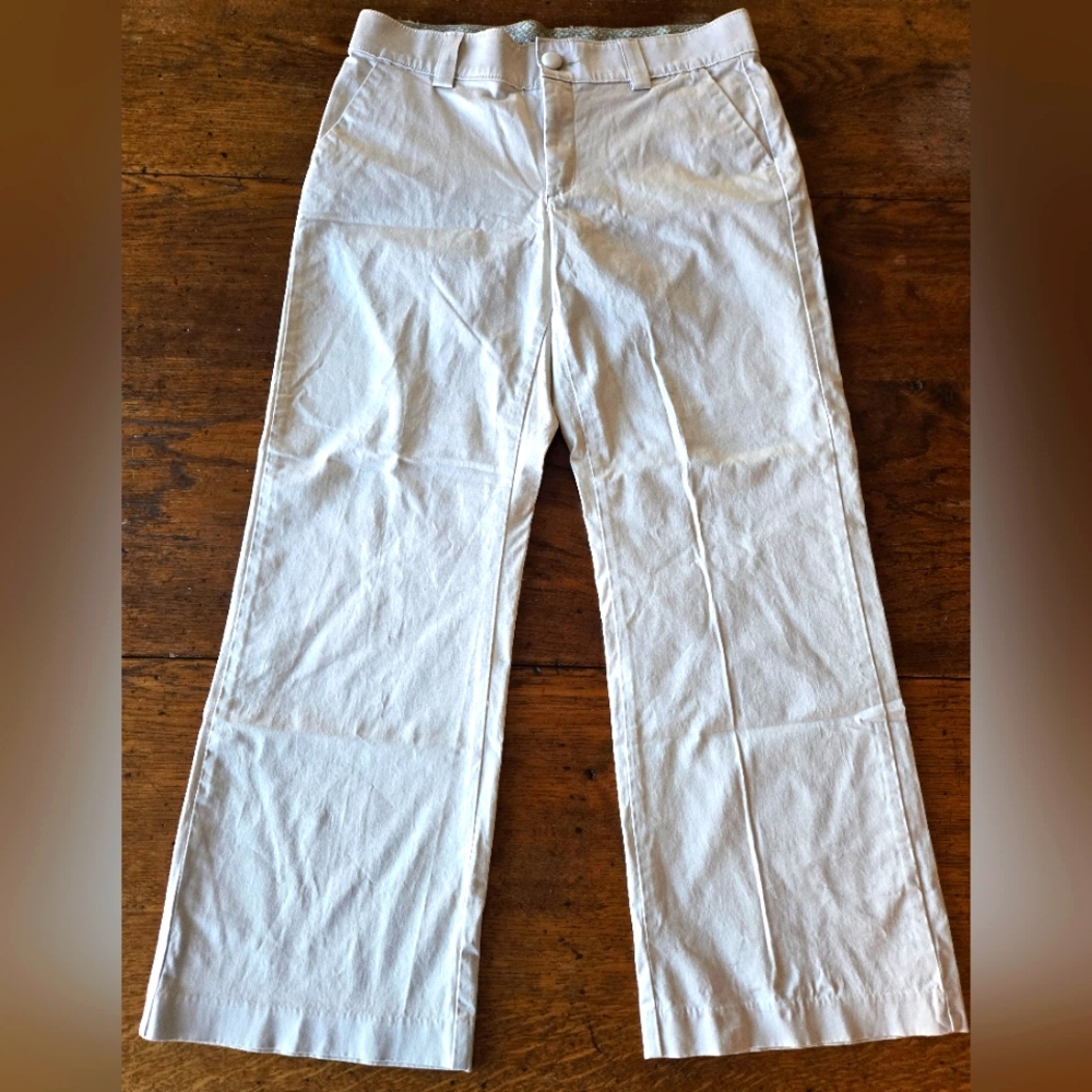 Lee Pants Platinum Stretch Waist Beige Tan Women's 10P